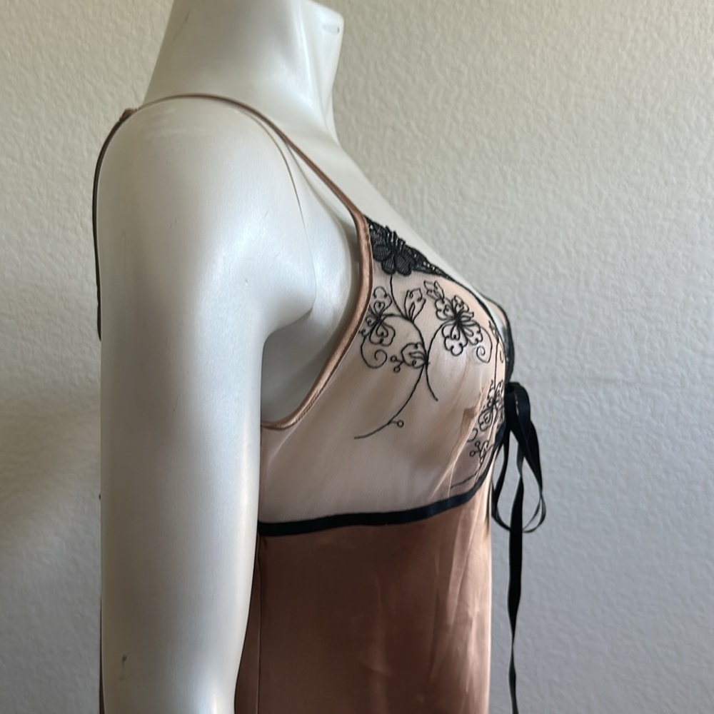 Vintage Andre Kim Korean brand embroidery slip dress - Picture 8 of 10